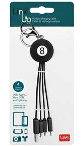 Idee regalo Cavo ricarica Legami Charging Cable Palla biliardo 8. 8Ball Legami
