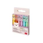 Set di 6 mini evidenziatori pastello Legami - Teddy'S Style - Teddy Bear