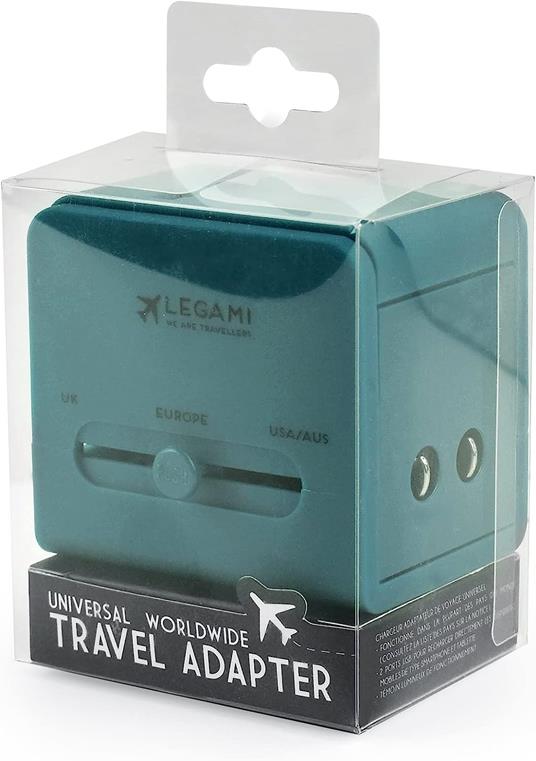 Adattatore universale da viaggio - Petrol Blue - 4