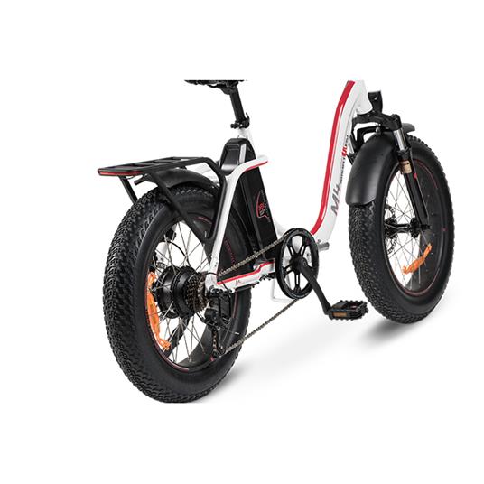 Smartway M4 E-Bike Bicicletta Elettrica 26 kg Ioni di Litio Nero Rosso Bianco - 2
