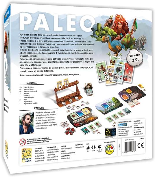 Gioco Da Tavolo Preistorie FLY022PR - Multicolore - Da 2 A 5 Giocatori - 8+ Anni - 3