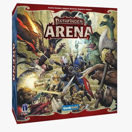 Giochi Uniti - Pathfinder Arena: Era delle Ceneri  Gioco da tavolo, 1-4 Giocatori, 12+ Anni, GU785, Edizione italiana - 2