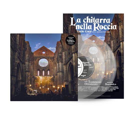 La chitarra nella roccia. Lucio Corsi dal vivo all'Abbazia di San Galgano (Edizione speciale - 2 LP Transparent) - Vinile LP di Lucio Corsi