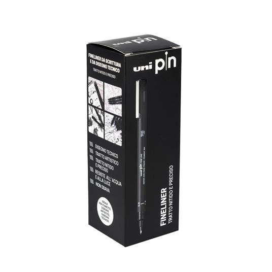 Unipin Designer Set- 11 Fineliner Unipin Con Inchiostro Nero In Punte Assortite - 7