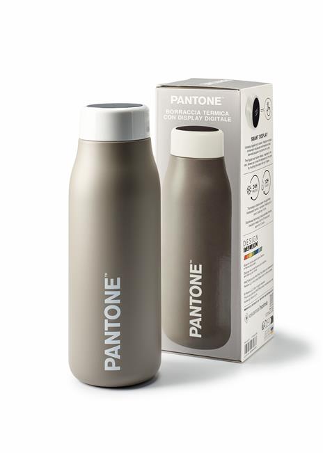 Pantone Borraccia termica opal gray, grigia