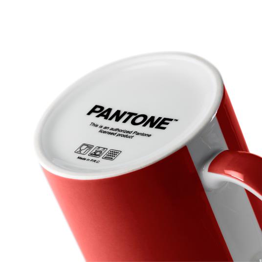 Pantone tazza mug porcellana, barn red, rossa, 350 ml - 3