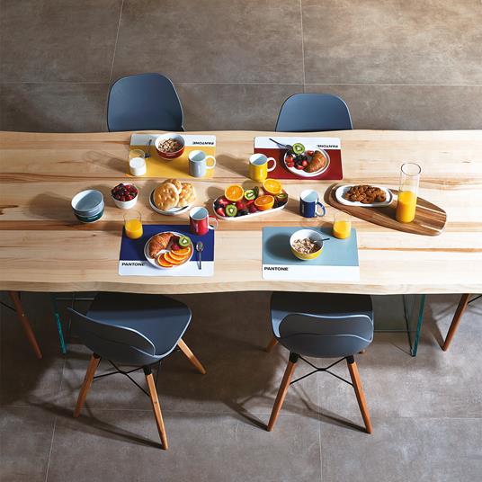 Pantone tazza mug porcellana, barn red, rossa, 350 ml - 6