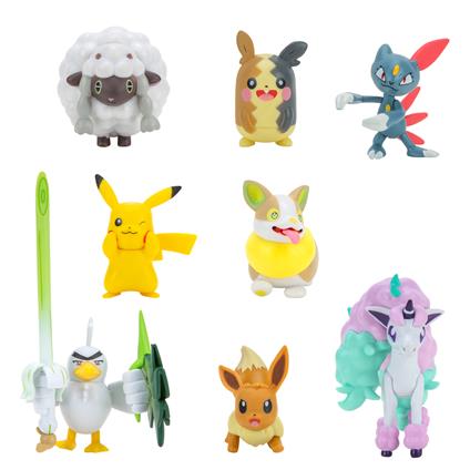 Confezione pokemon contenente 8 personaggi da collezionare