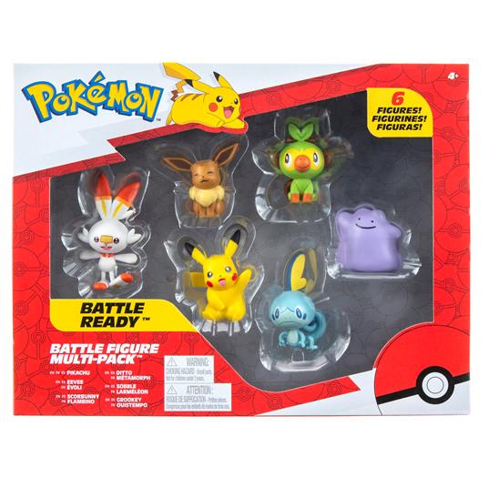 Confezione pokemon contenente 6 personaggi da collezionare