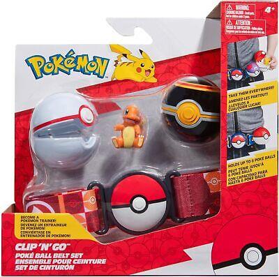 Pokémon Poké Ball Set Cintura - Premier Ball, Luxury Ball and Charmander