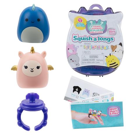 Squishmallows - Squish-a-longs - Surprise Pack 2 Personaggi e Accessori
