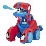 Veicolo transformer T-Rex Racer con personaggio SPIDEY Rosso e Blu SP040400