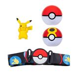 Pokemon: Rei Toys - Clip N Go Poke Ball Set Cintura Serie 4 - Poke Ball, Repeat Ball E Pikachu