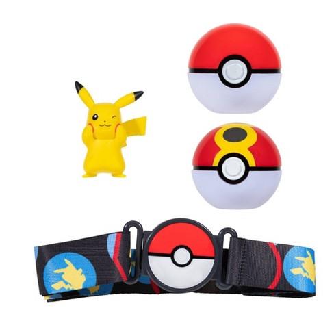 Pokemon: Rei Toys - Clip N Go Poke Ball Set Cintura Serie 4 - Poke Ball, Repeat Ball E Pikachu