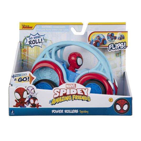 Jazwares - Spidey Buggy Ribaltabile - Assortimento 1 (Imballo da 4)