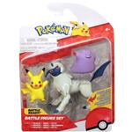 Pokemon: Rei Toys - Battle Figure Set 3 Personaggi Serie 3 - Pikachu, Ditto, Absol