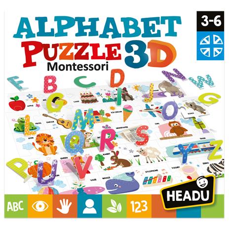 Montessori Alphabet Puzzle 3D - 3