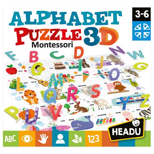 Montessori Alphabet Puzzle 3D - 3