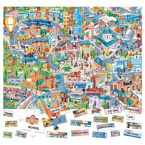 Easy English 100 Words City - 3