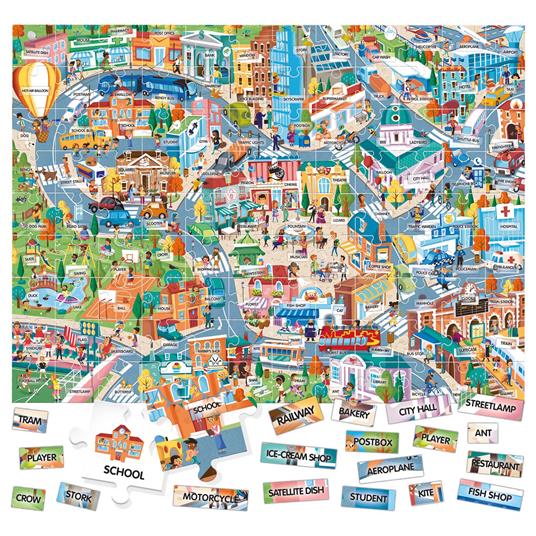 Easy English 100 Words City - 3