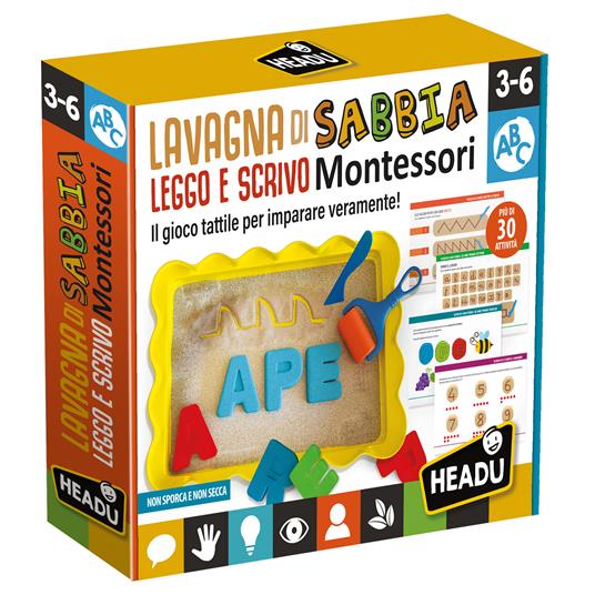 Lavagna di Sabbia Leggo e Scrivo Montessori - 4