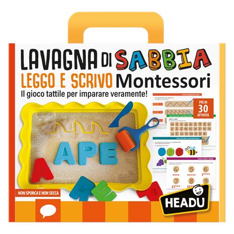Lavagna di Sabbia Leggo e Scrivo Montessori - 11