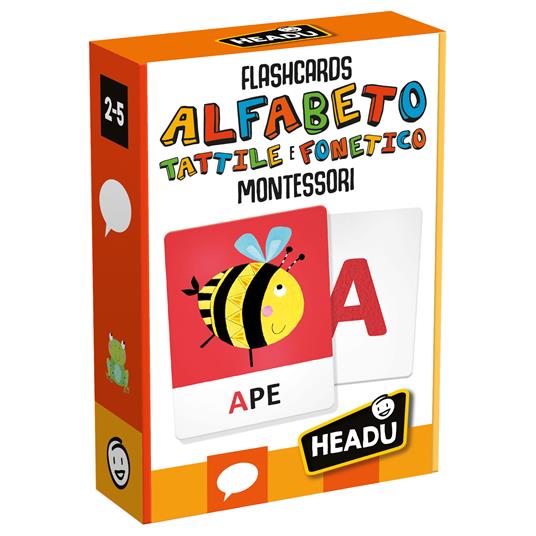 Flashcards Alfabeto Tattile e Fonetico Montessori - 2