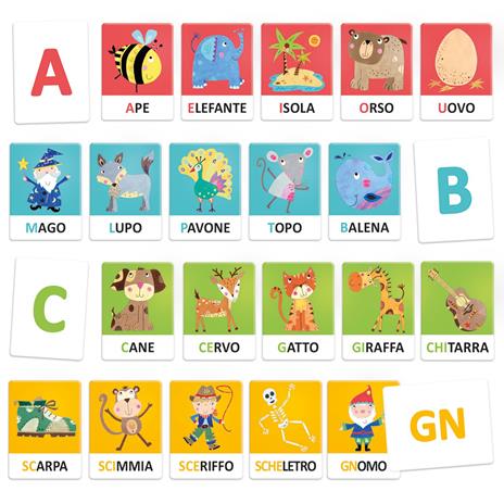 Flashcards Alfabeto Tattile e Fonetico Montessori - 3