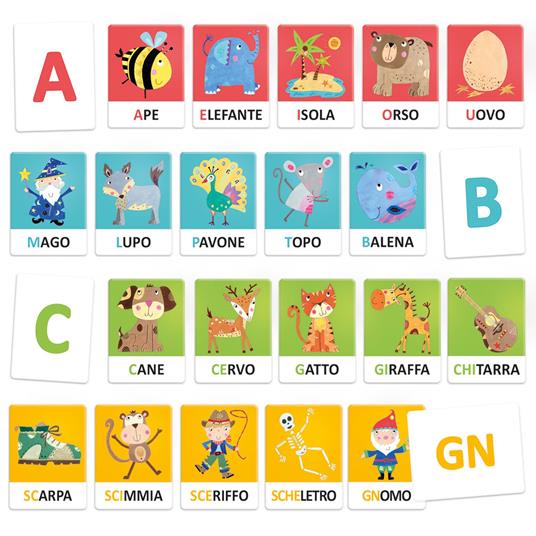 Flashcards Alfabeto Tattile e Fonetico Montessori - 3