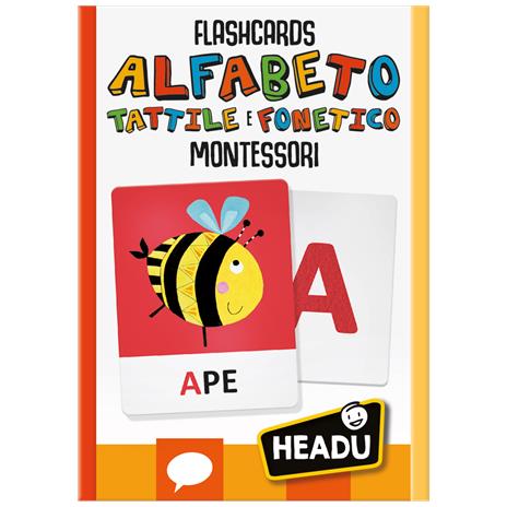 Flashcards Alfabeto Tattile e Fonetico Montessori - 4