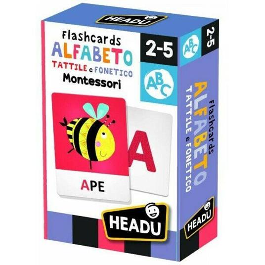 Flashcards Alfabeto Tattile e Fonetico Montessori