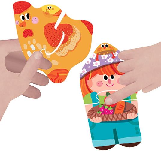 Touch 2 pieces Puzzles Farm - 4