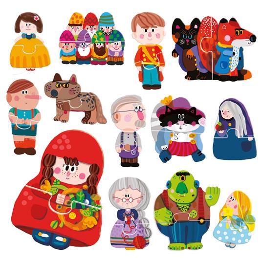 Touch 2 piece Puzzles Fairy Tales - 2