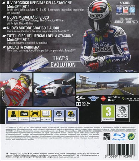Milestone Moto Gp 14 Ps3 videogioco PlayStation 3 Basic ITA - 8