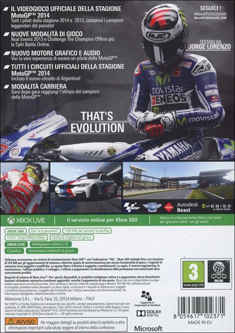 Milestone Moto Gp 14 Xbox360 videogioco Basic ITA - 8