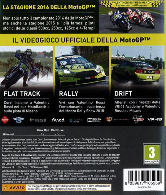 Koch Media Valentino Rossi: The Game, Xbox One videogioco Basic Multilingua - 3