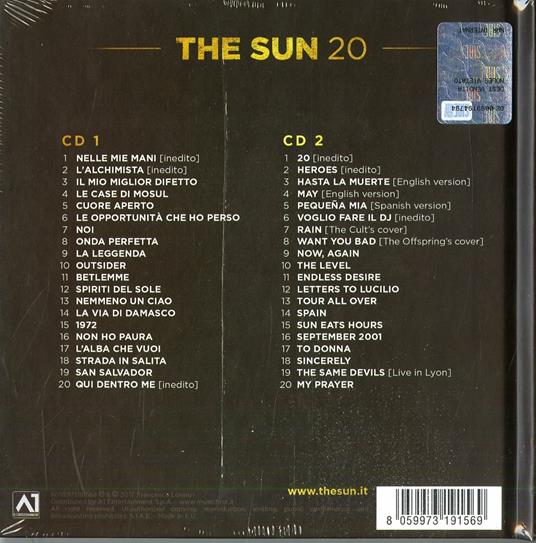 20 ( + Libro) - CD Audio di Sun - 2