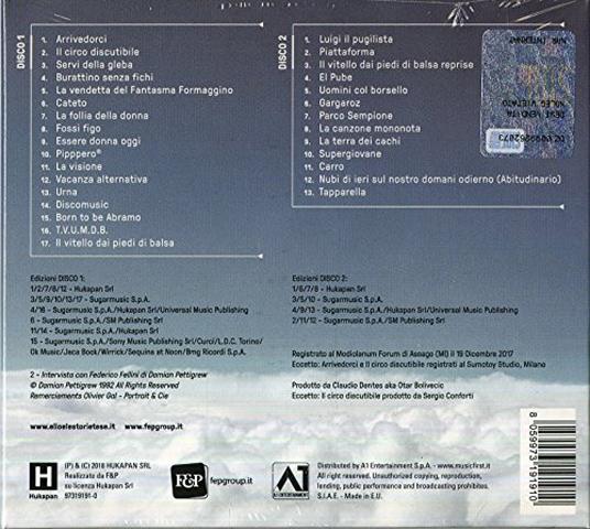 Arrivedorci (Sanremo 2018 - Digifile) - CD Audio di Elio e le Storie Tese - 2