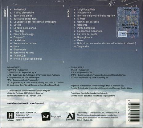 Arrivedorci (Sanremo 2018 - Digifile) - CD Audio di Elio e le Storie Tese - 3