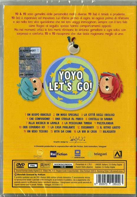 Yo Yo Let's Go! Vol.1 (DVD) di Stefania Gallo,Ernesto Paganoni - DVD - 2