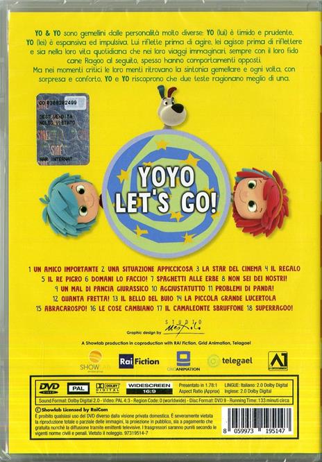 Yo Yo Let's Go! Vol.3 (DVD) di Stefania Gallo,Ernesto Paganoni - DVD - 2