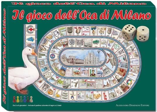 Gioco Dell'Oca Di Milano. Gioco da tavolo