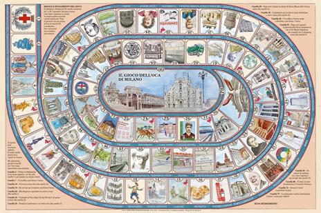 Gioco Dell'Oca Di Milano. Gioco da tavolo - 2