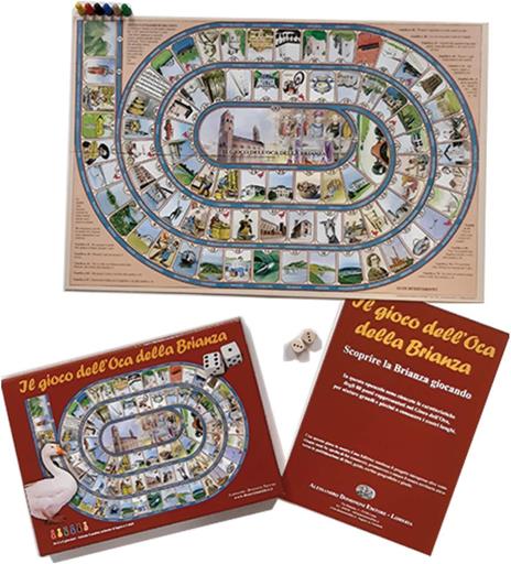 Gioco Dell'Oca Della Brianza. Gioco da tavolo