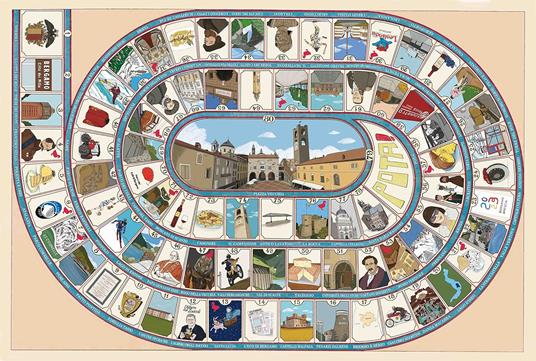 Gioco Dell'Oca Di Bergamo. Gioco da tavolo - 3