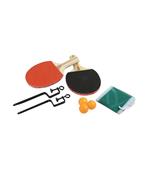 Kit Ping Pong Tennis Da Tavolo Con Rete 2 Racchette 2 Colori E 3 Palline