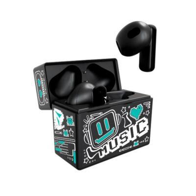 Auricolari Wireless Earbuds TM-XM191-BKGR Con Pattern Verde