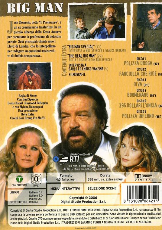 Big Man. Box Collection (6 DVD) di Steno - 2