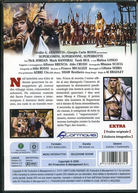 Superuomini, Superdonne, Superbotte (DVD) di Alfonso Brescia - DVD - 3