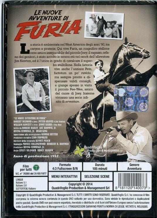 Le nuove avventure di Furia (DVD) di Sidney Salkow - DVD - 2